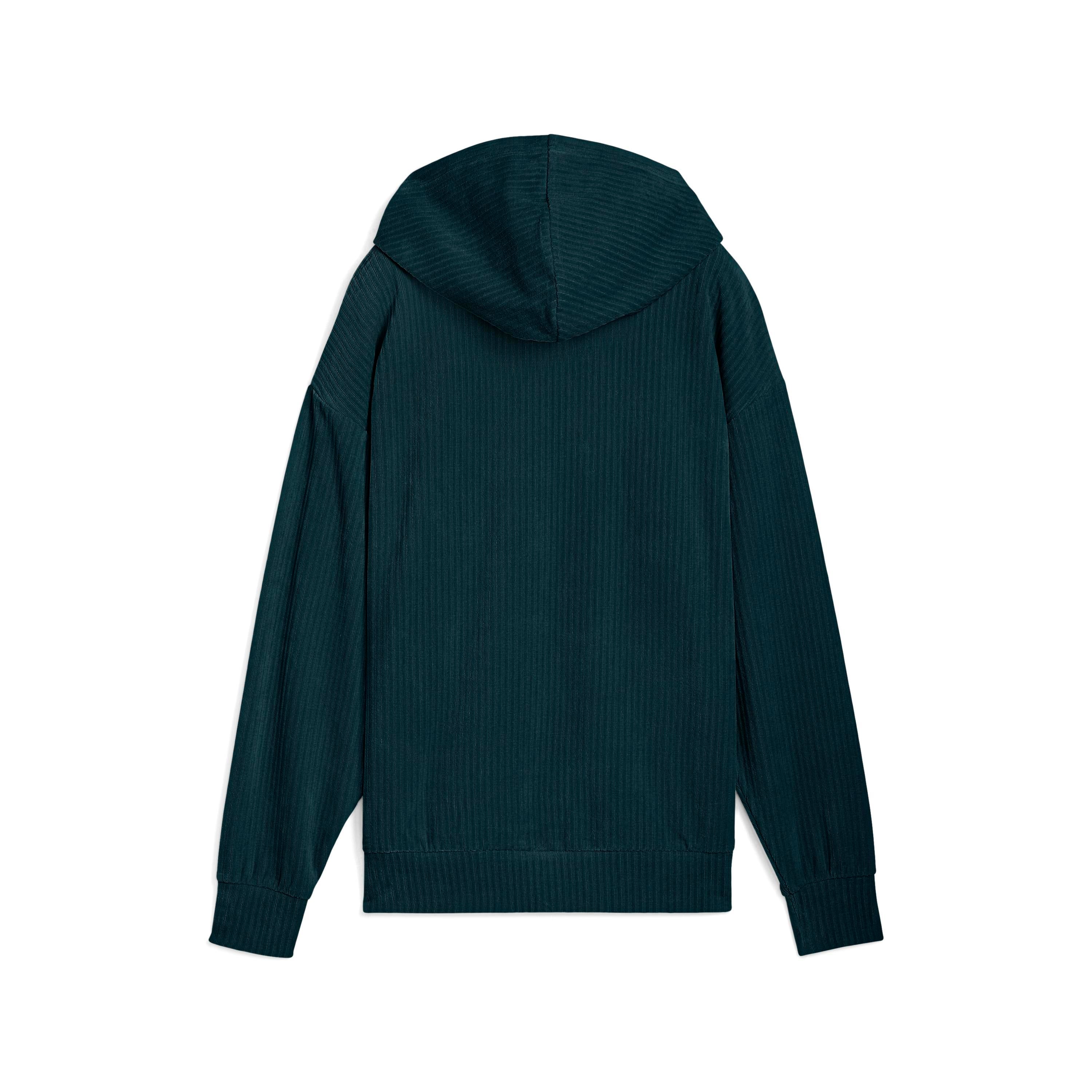 Puma Ess Elevated Velour Hoodie Kadın Yetişkin Sweatshirt