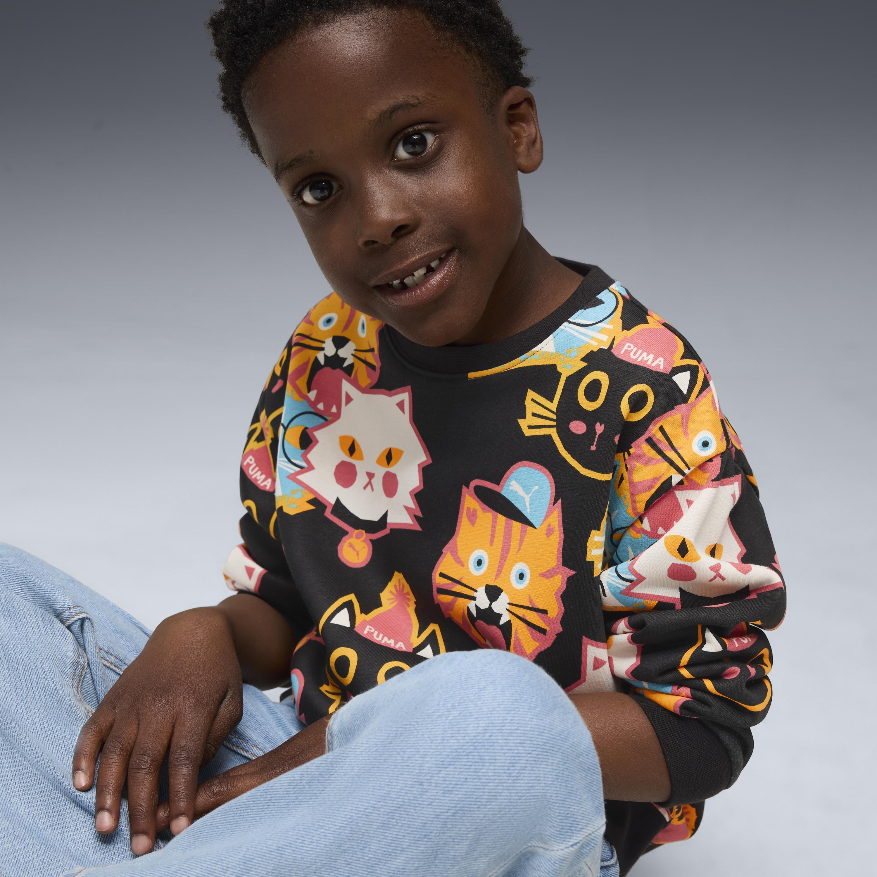 Puma Moody Cat Crew Unisex Çocuk Sweatshirt
