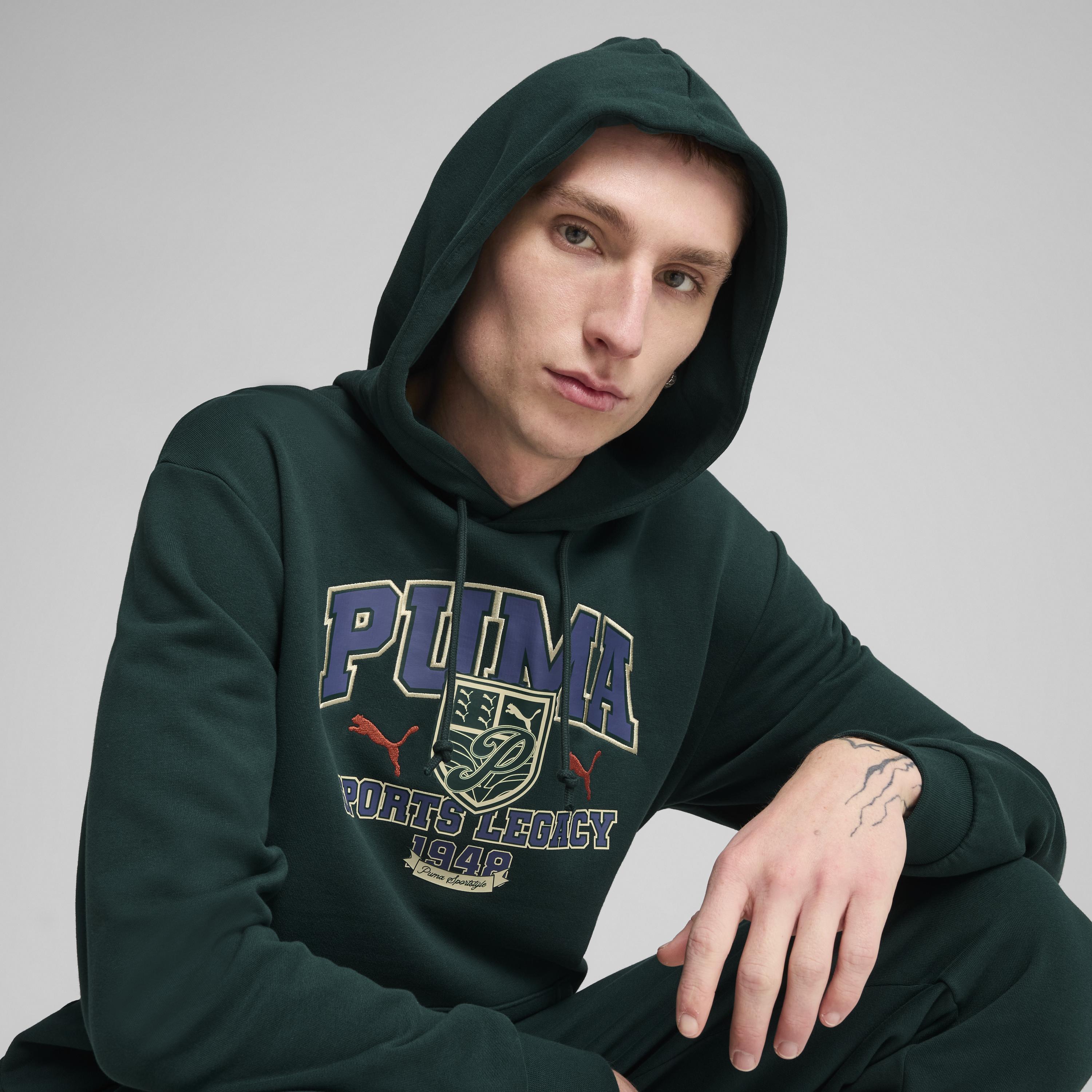 Puma Wardrobe Ess Graphic Hoodie Erkek Sweatshirt