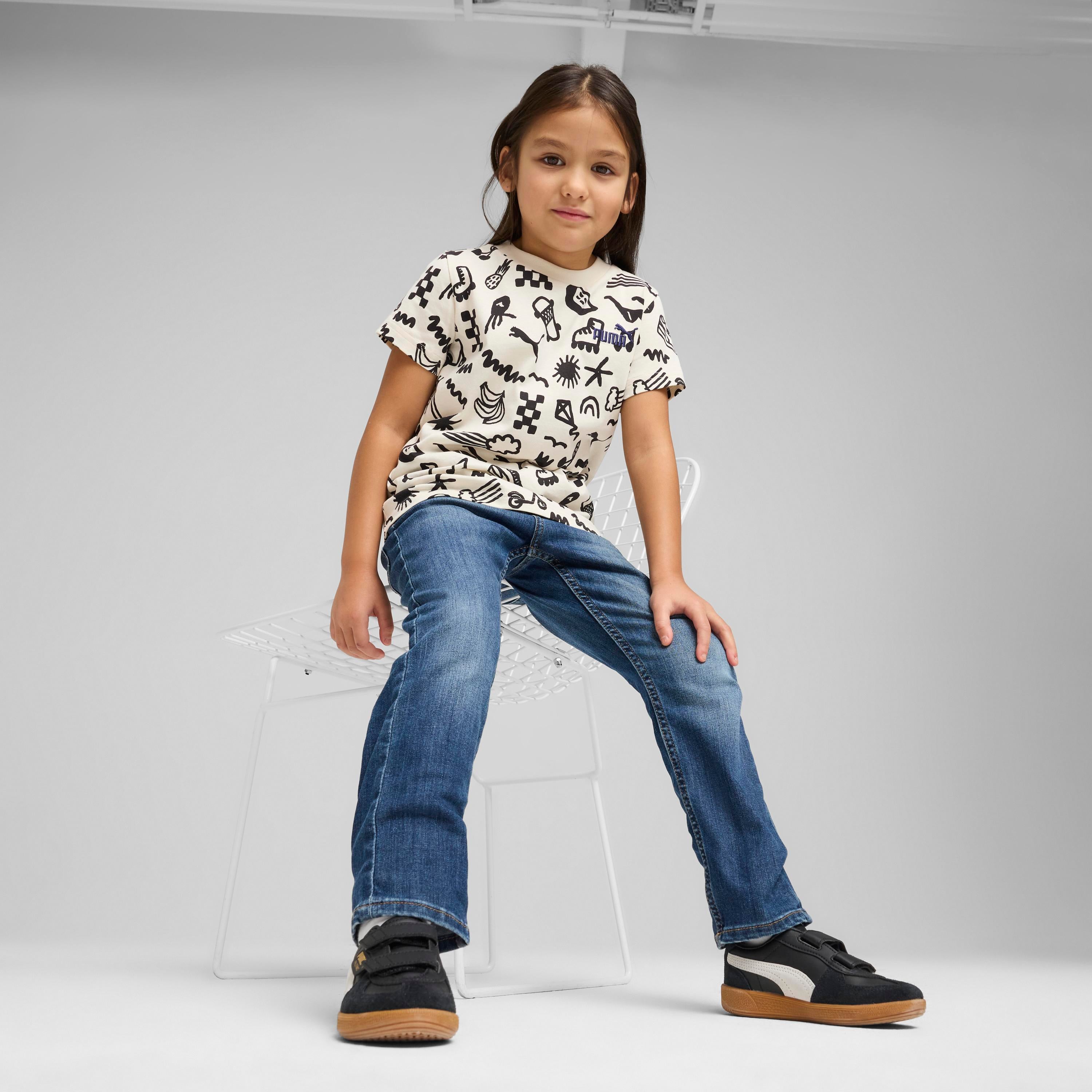 Puma Sandy Adventures Aop Tee Çocuk Tişört