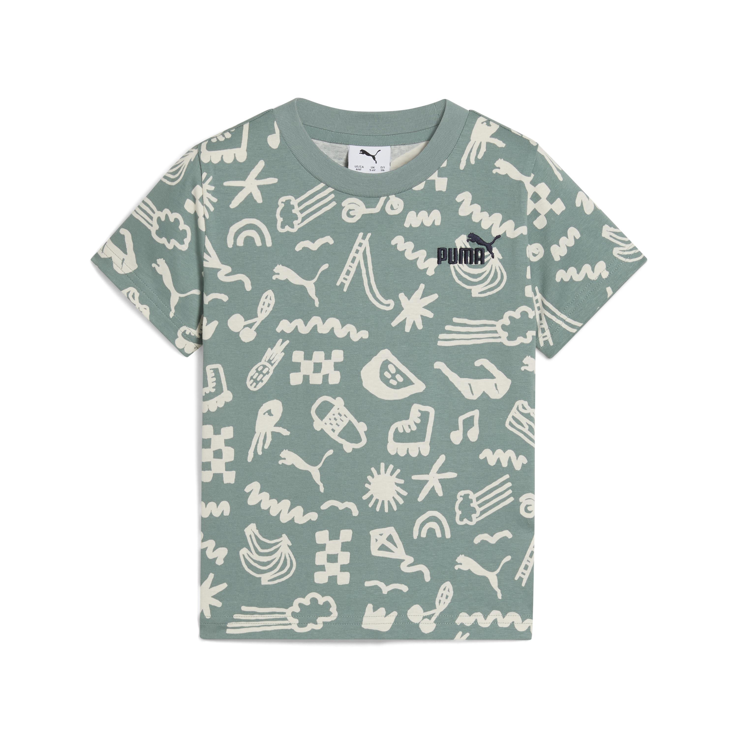 Puma Sandy Adventures Aop Tee Çocuk Tişört