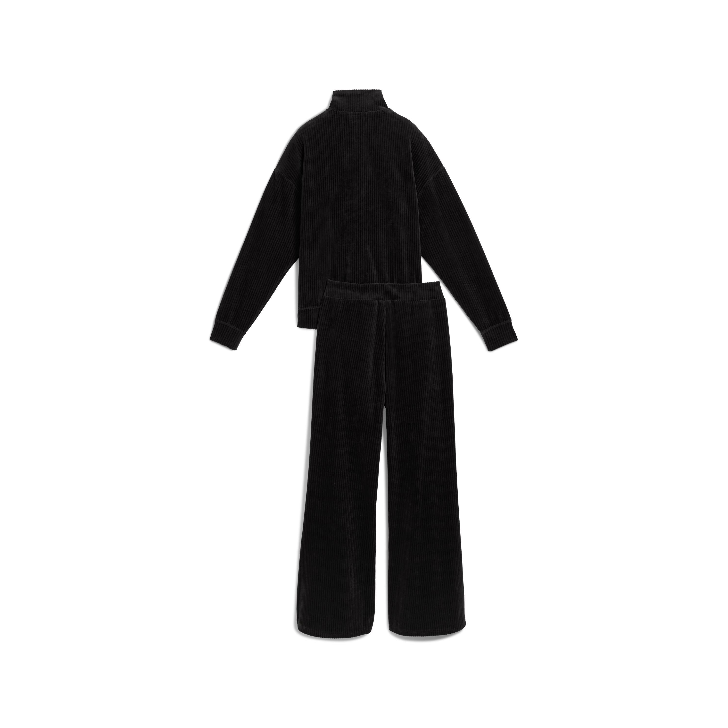 Puma Velour Rib Suit Kadın Yetişkin Eşofman Takımı