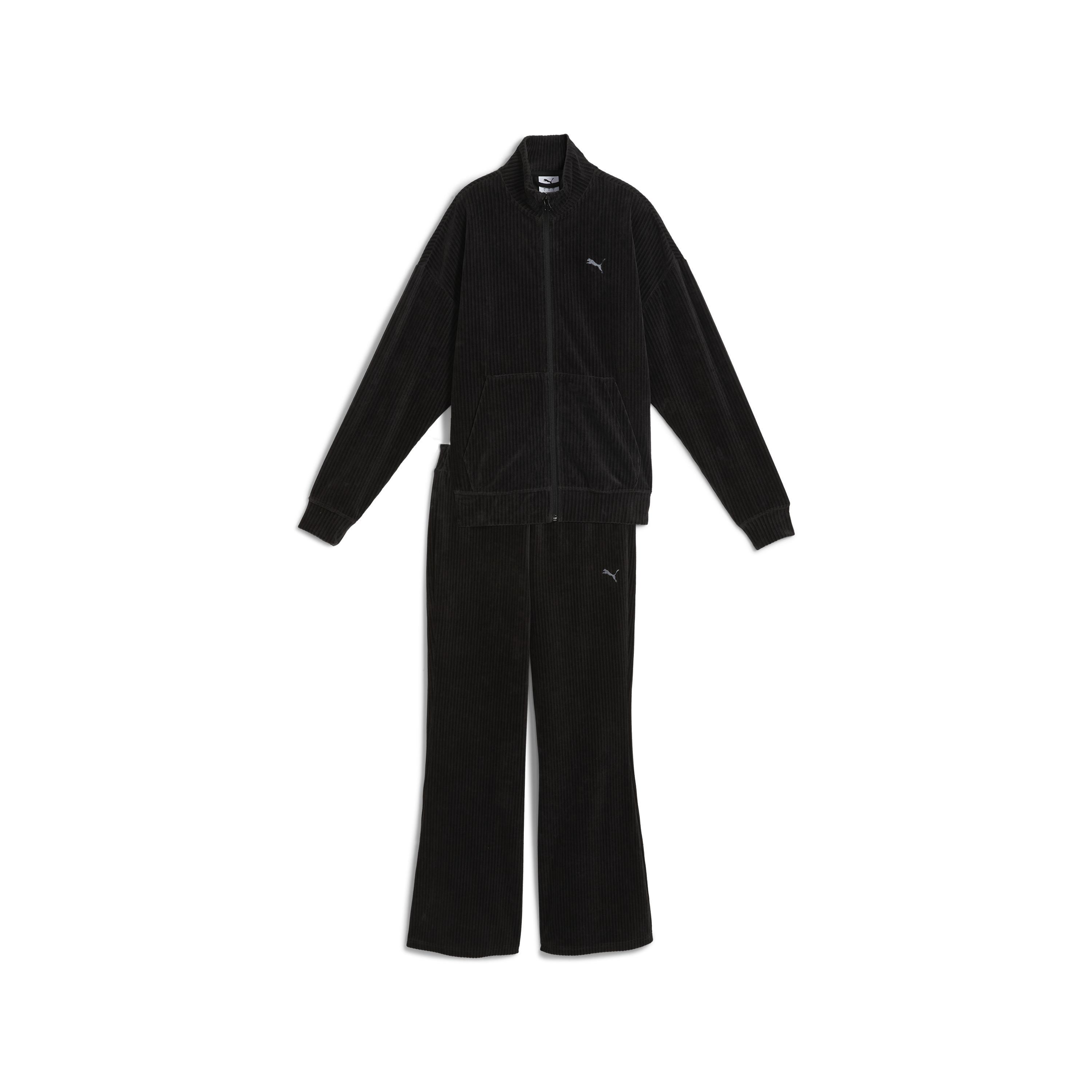 Puma Velour Rib Suit Kadın Yetişkin Eşofman Takımı