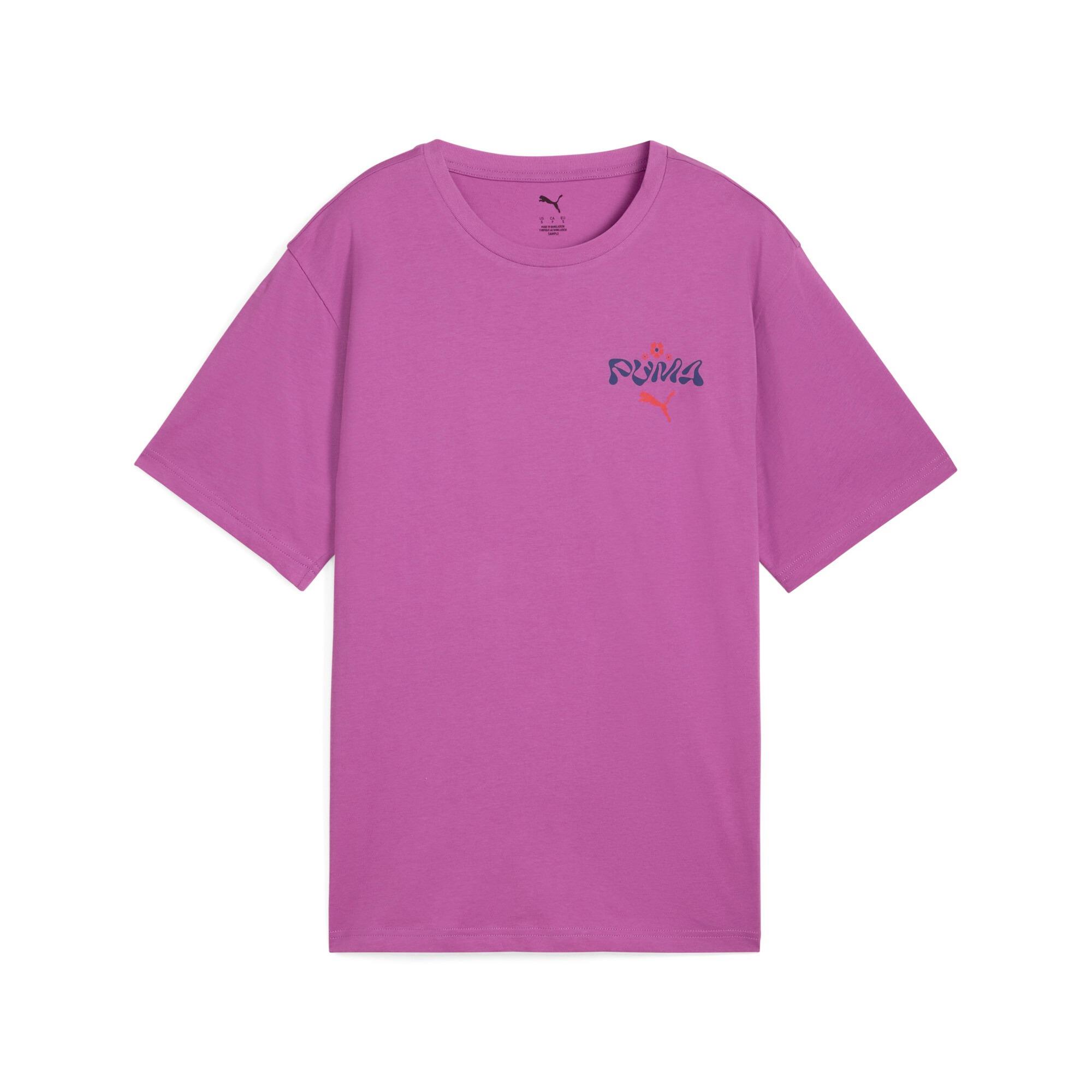 Puma WARDROBE ESS FLORAL PACK Relaxed Graphic Tee Kadın T-shirt