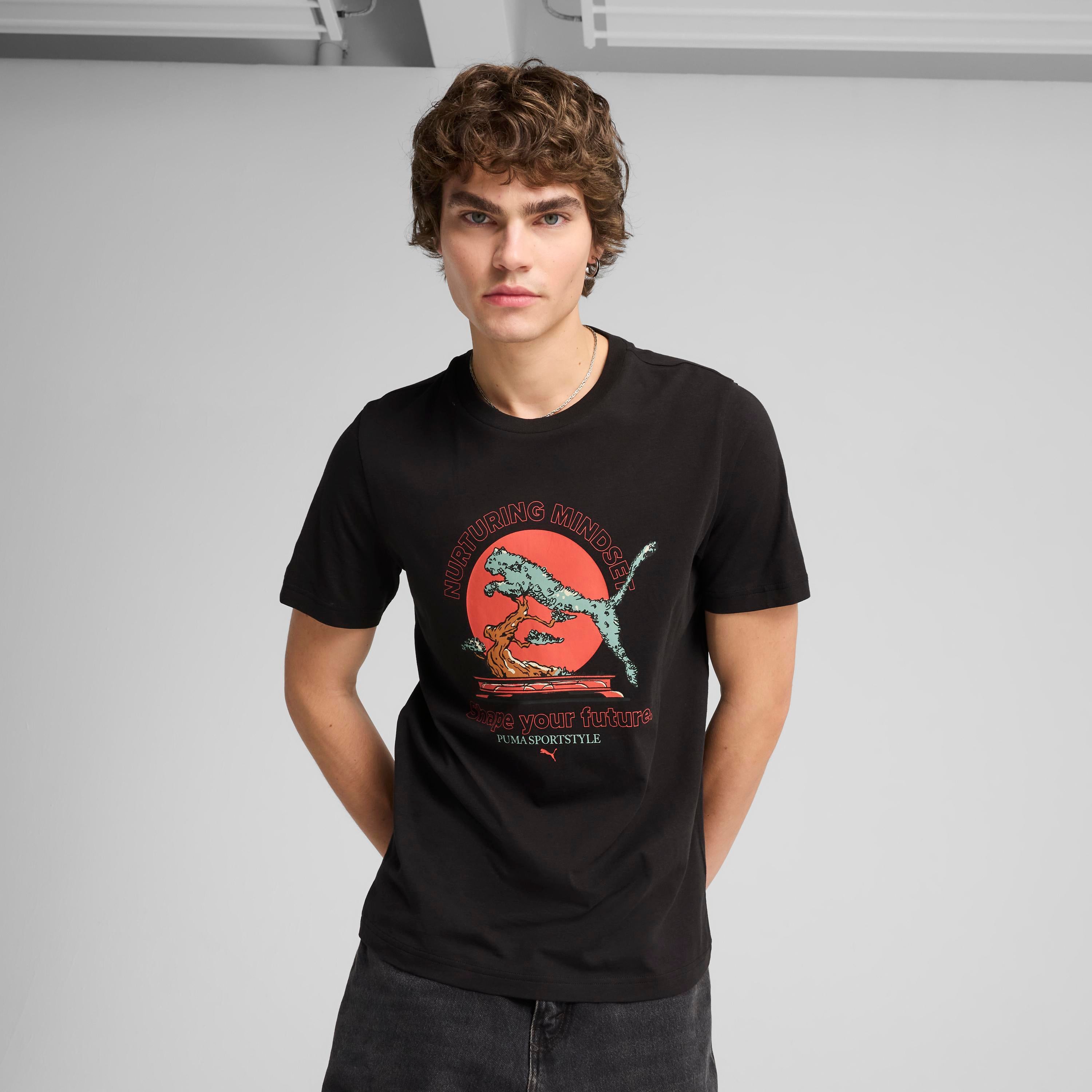 Puma Graphıcs Puma Bonsai Tee Erkek Tişört