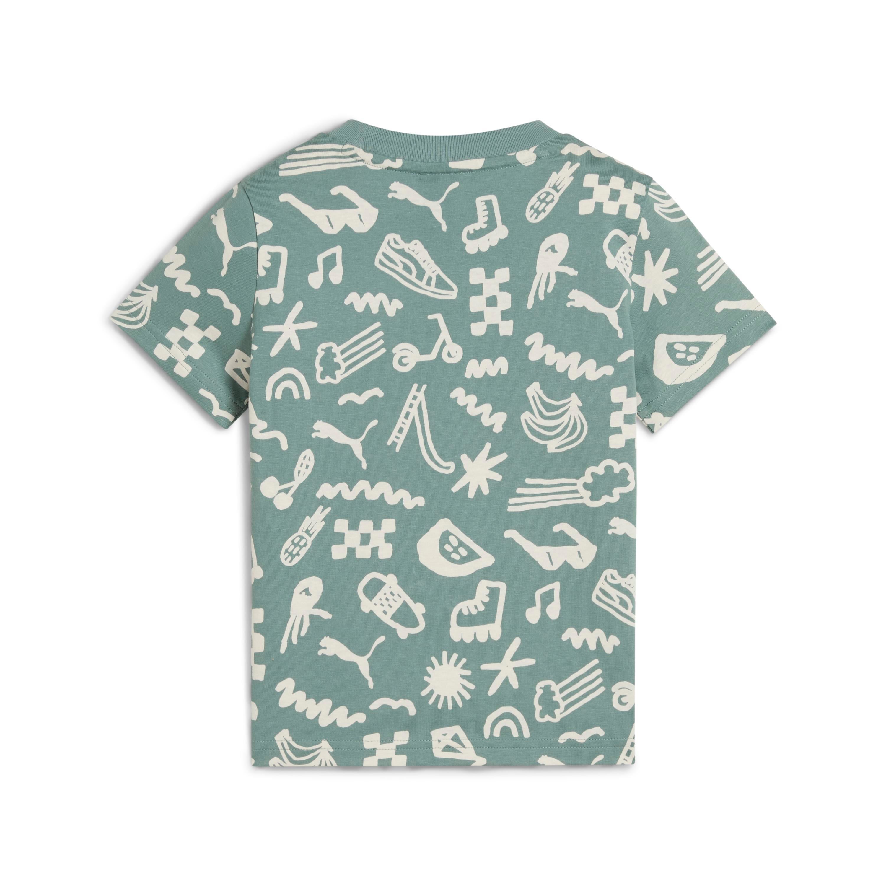 Puma Sandy Adventures Aop Tee Çocuk Tişört