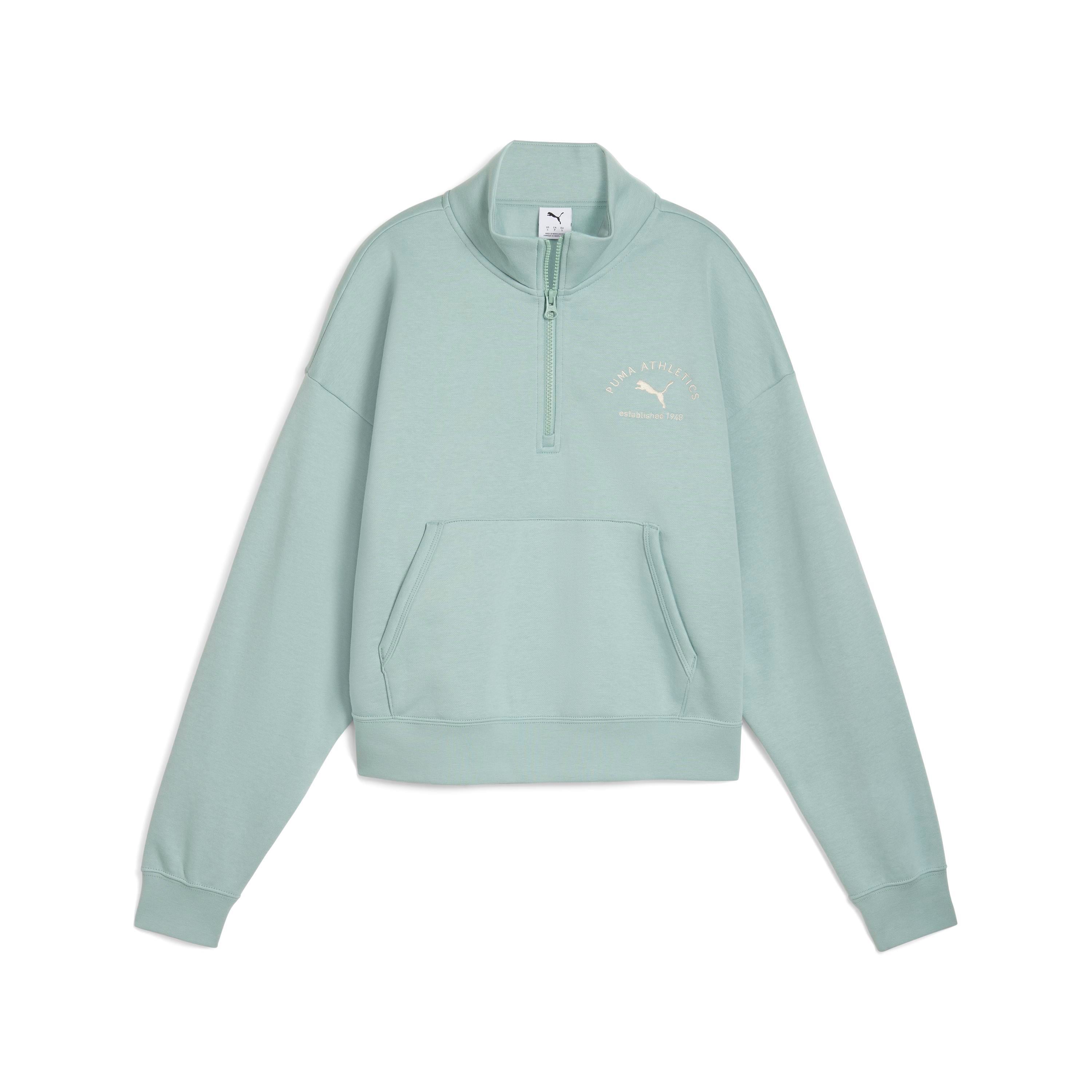 Puma Class Half-Zip Crew Kadın Yetişkin Sweatshirt