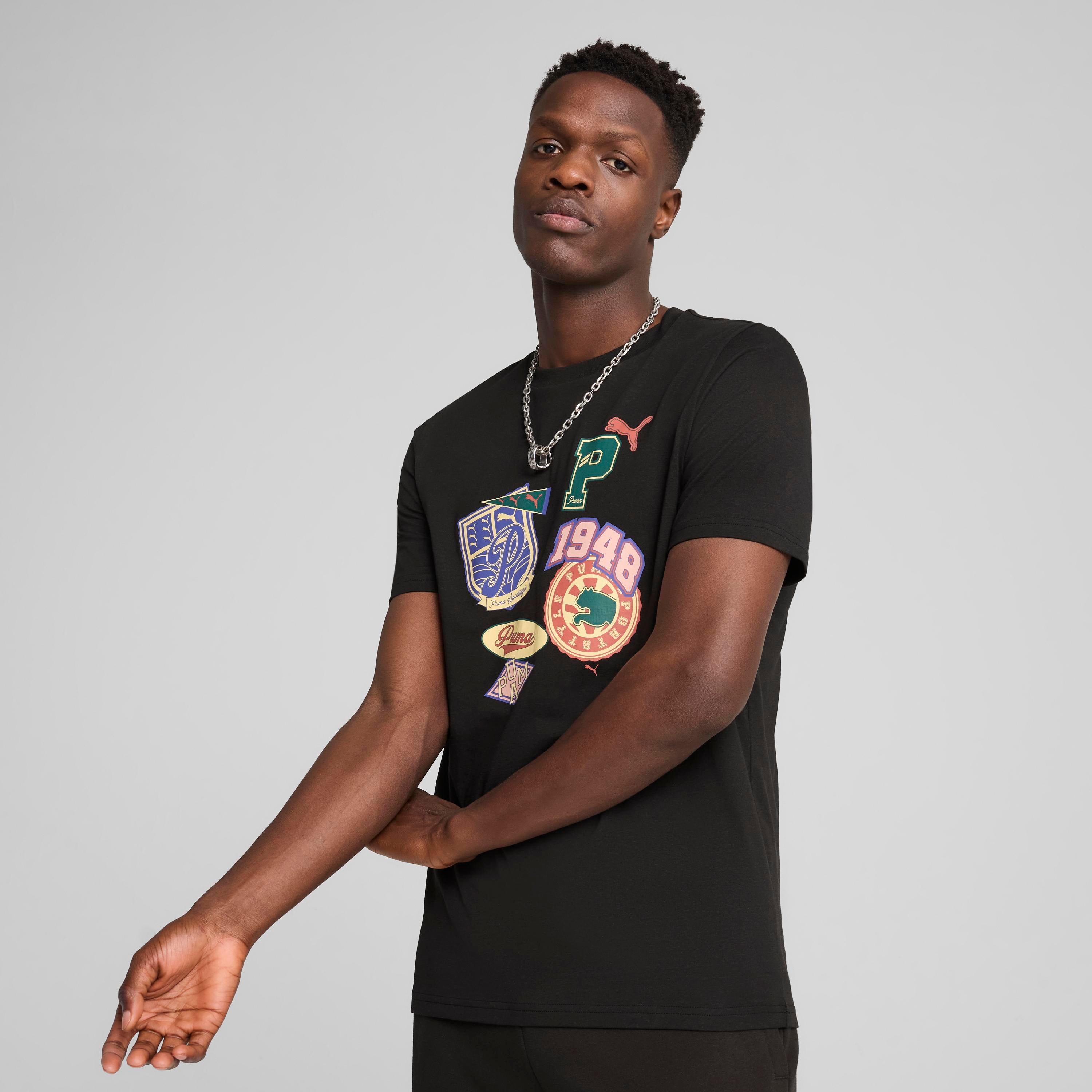 Puma Wardrobe Ess Graphic Tee Erkek Tişört