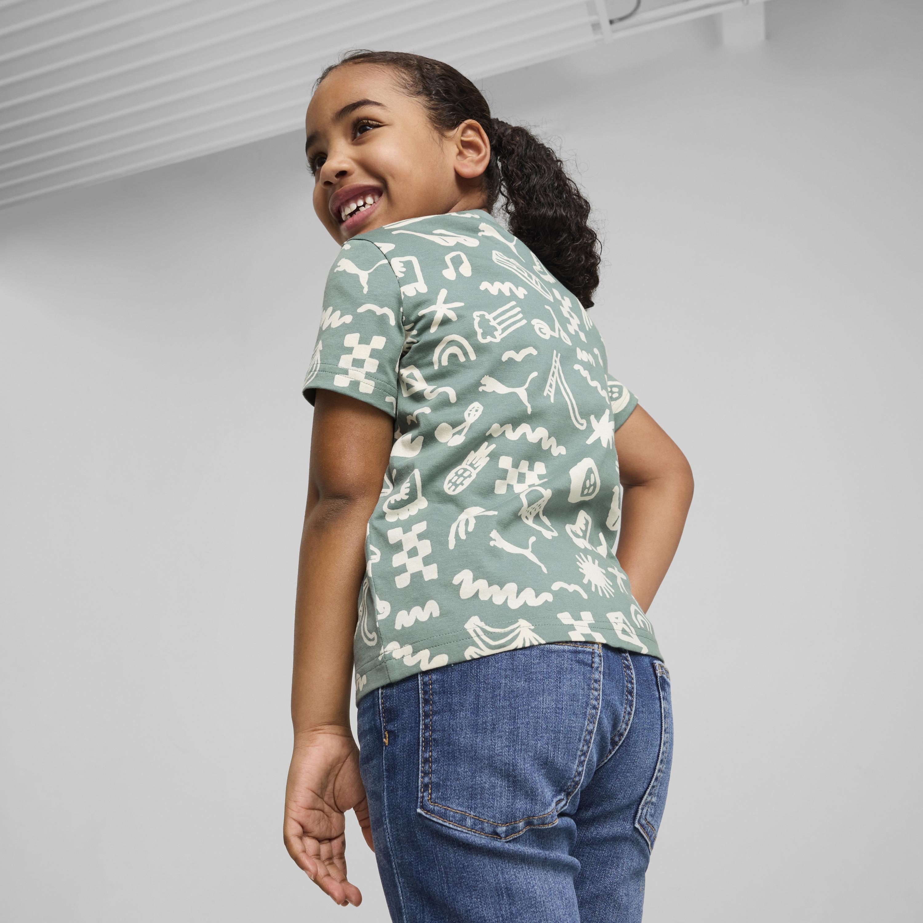 Puma Sandy Adventures Aop Tee Çocuk Tişört