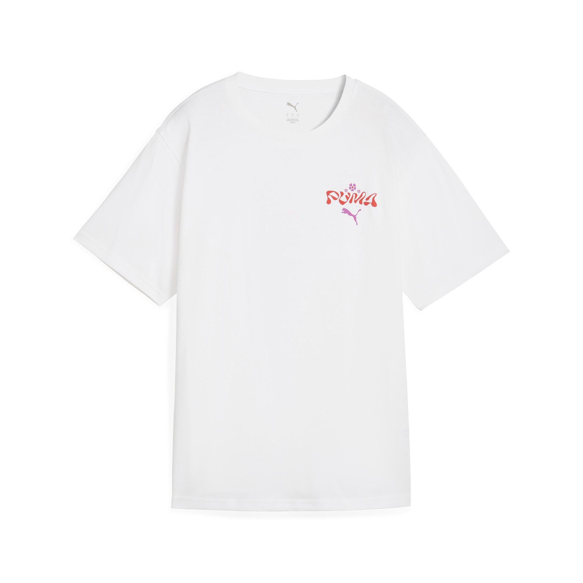 Puma WARDROBE ESS FLORAL PACK Relaxed Graphic Tee Kadın T-shirt