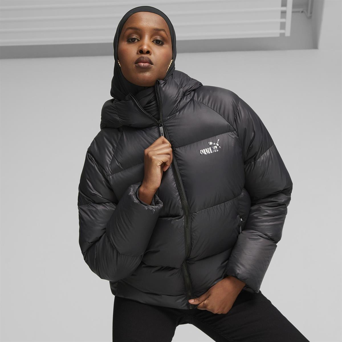 Hooded Ultra Down Puffer Jacket Kadın Mont