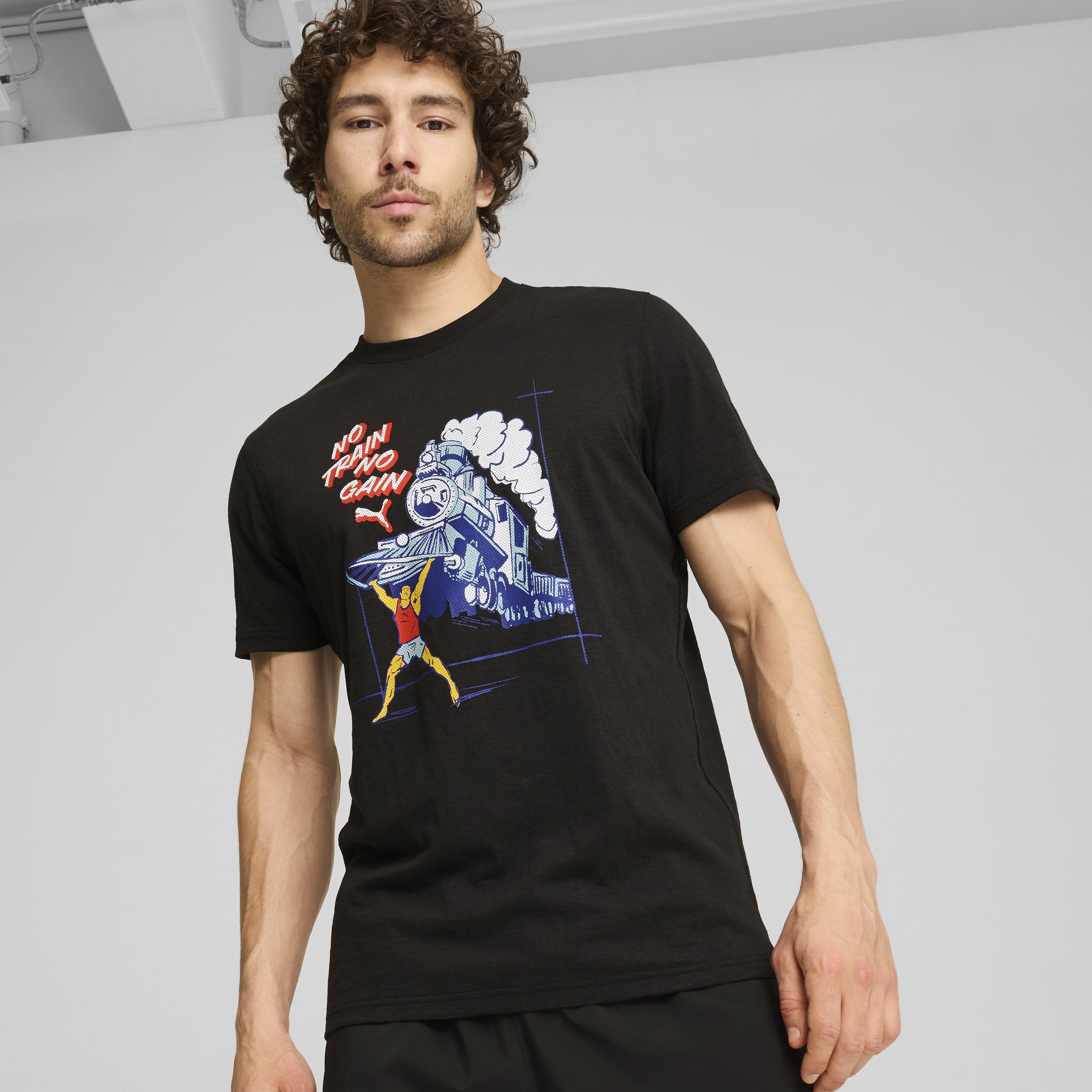 Puma Mens No Train No Gain Tee Erkek T-shirt
