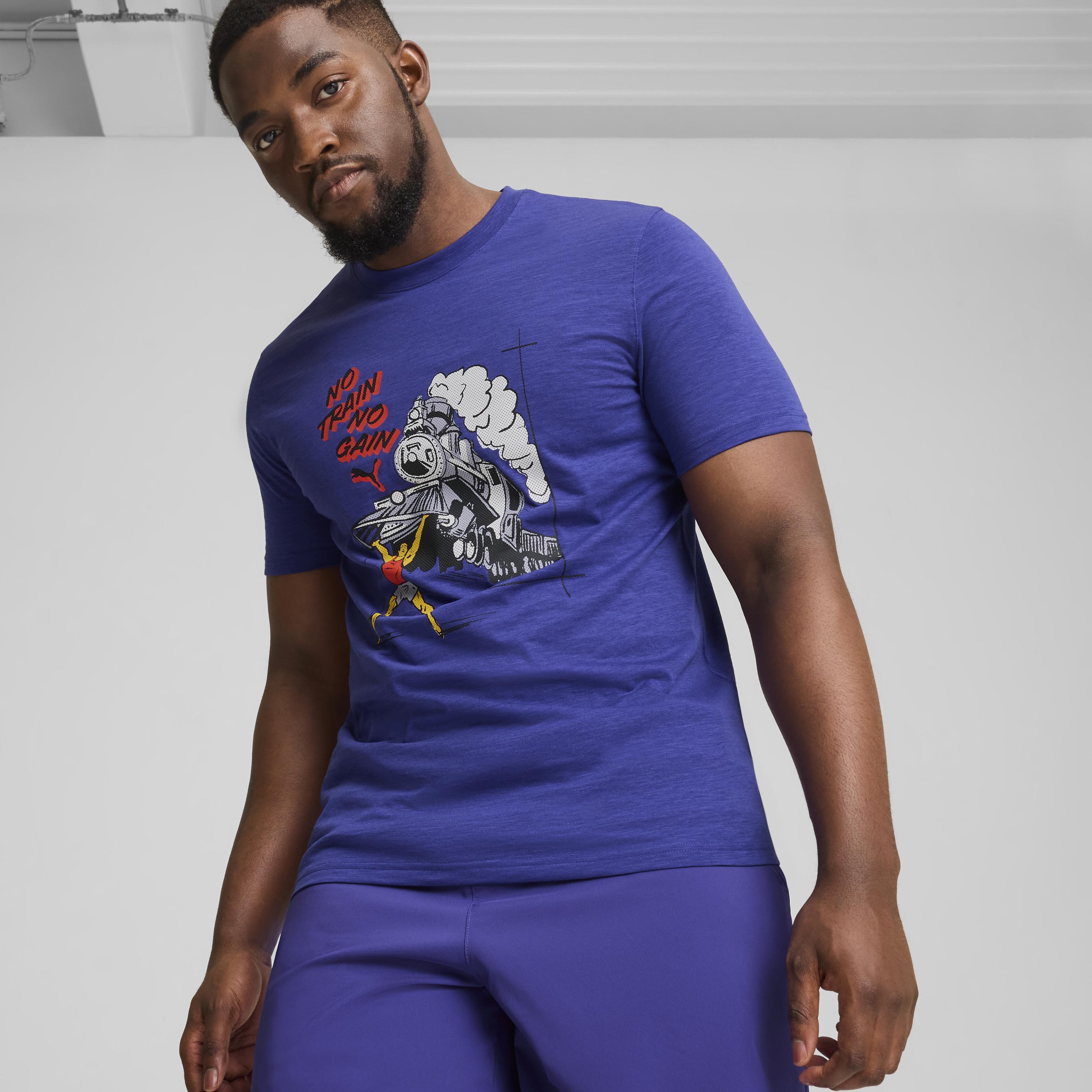 Puma Mens No Train No Gain Tee Erkek T-shirt