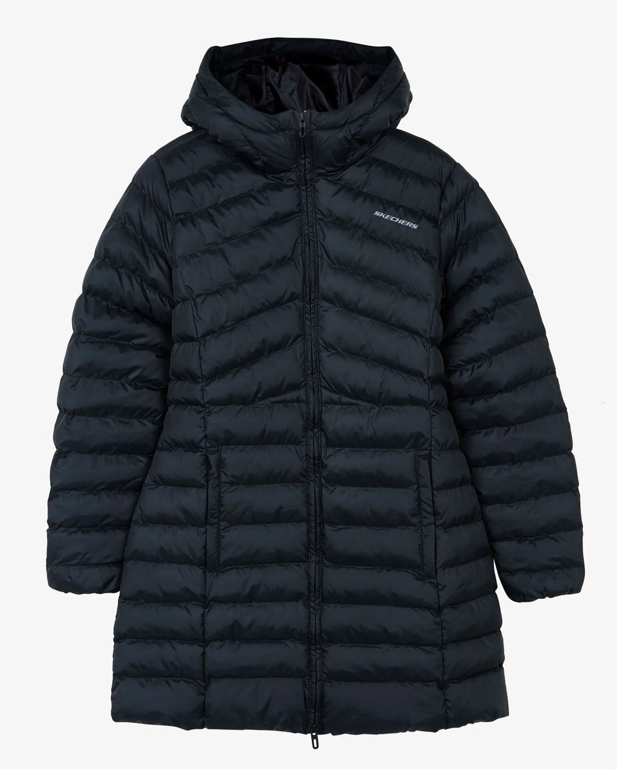 W Essential Maxi Length Hooded Jacket