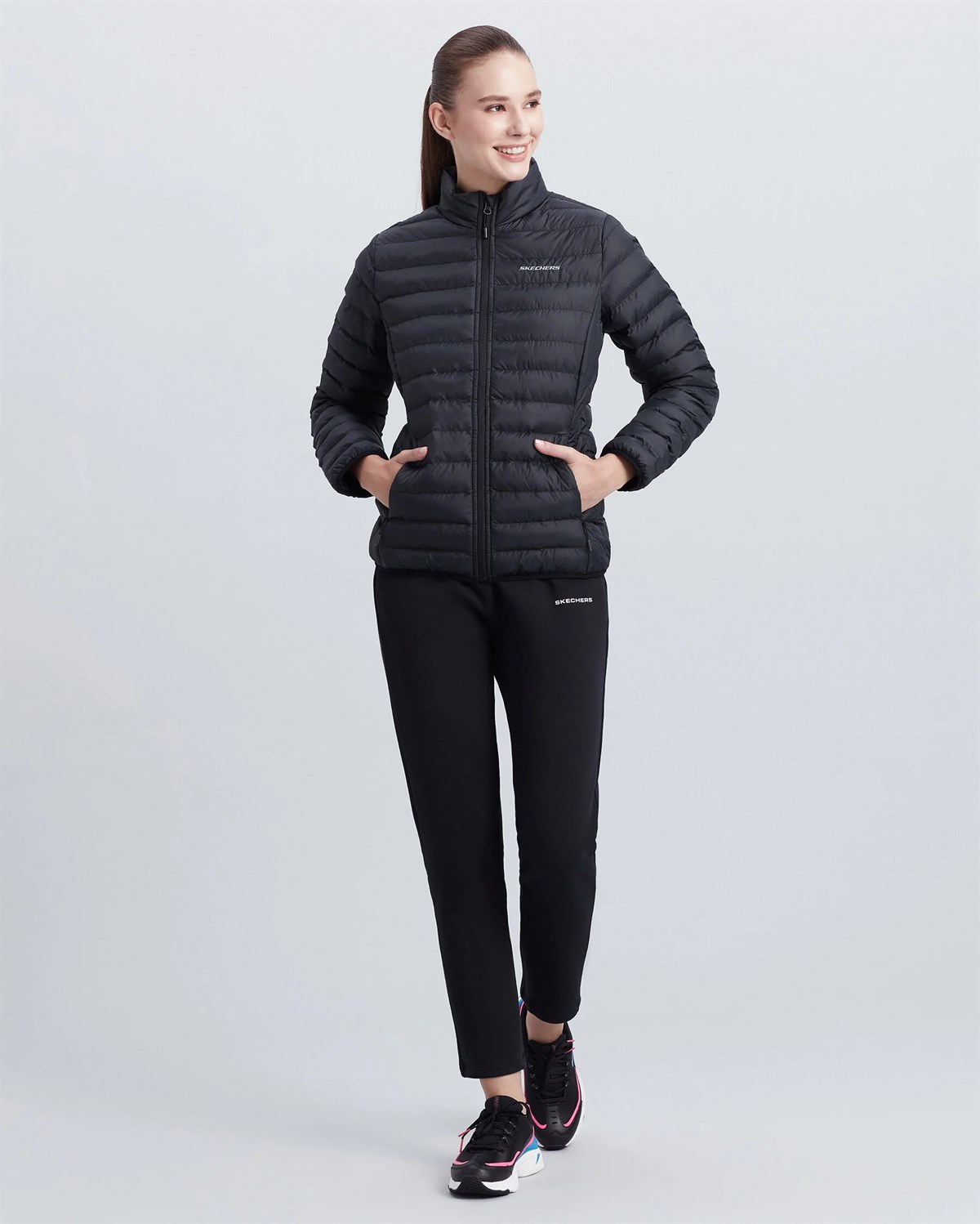 W Turtle Neck Essential Jacket