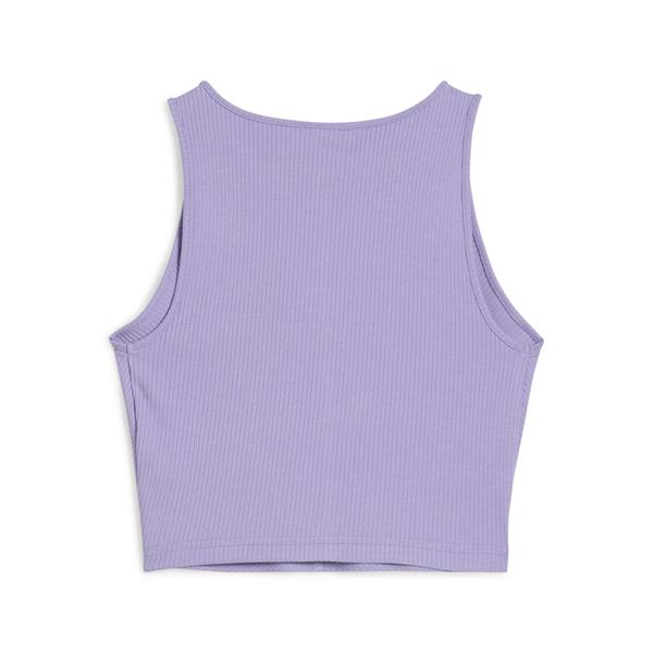 Puma Wardrobe Ess Ribbed Crop Top Kadın Tişört