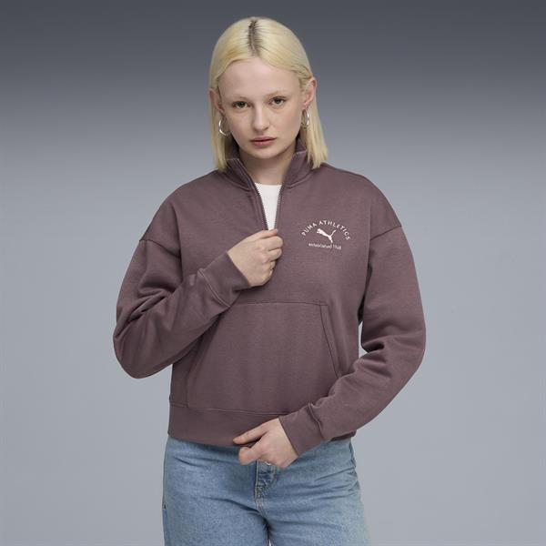 Puma Class Half-Zip Crew Kadın Yetişkin Sweatshirt