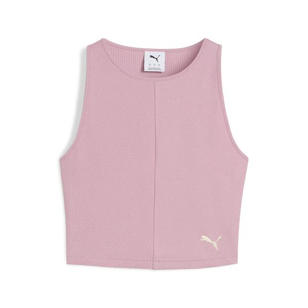 Puma Wardrobe Ess Ribbed Crop Top Kadın Yetişkin T-shirt