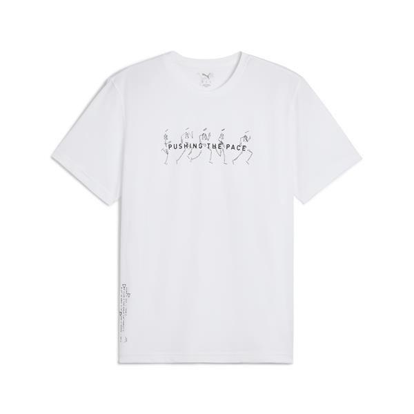 Puma Graphıcs Runnıng Illustratıo Erkek Tişört