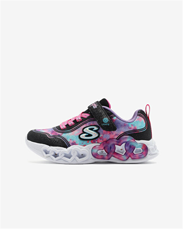 Skechers infinite Heart Lights - Color Lovin Çocuk Sneaker