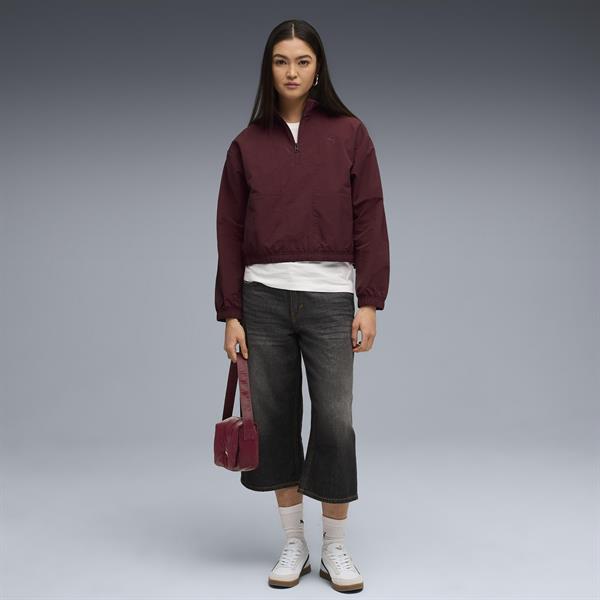 Puma Her Woven Half-Zip Crew Kadın Yetişkin Sweatshirt