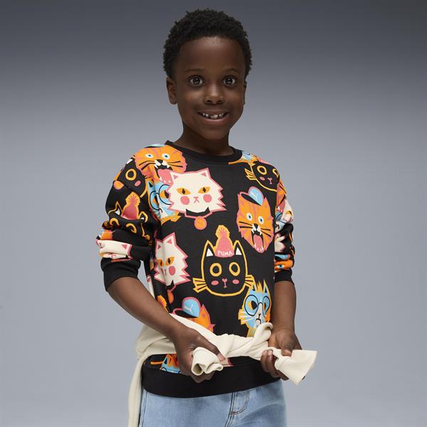 Puma Moody Cat Crew Unisex Çocuk Sweatshirt