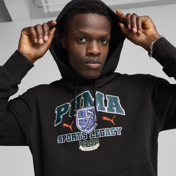 Puma Wardrobe Ess Graphic Hoodie Erkek Sweatshirt