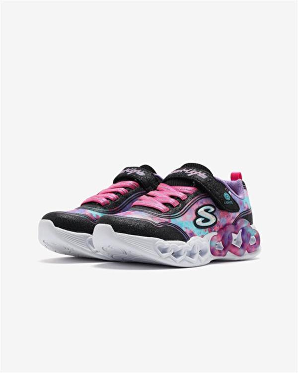 Skechers infinite Heart Lights - Color Lovin Çocuk Sneaker