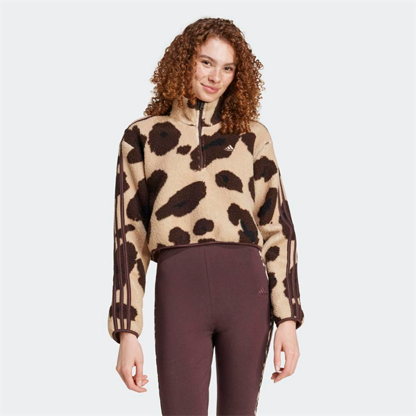 Adidas W Anml 3S 14Zip Kadın Sweatshirt