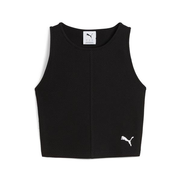 Puma WARDROBE ESS Ribbed Crop Top Kadın T-shirt