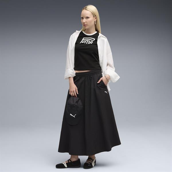 Puma T7 Woven Midi Skirt Kadın Yetişkin Etek