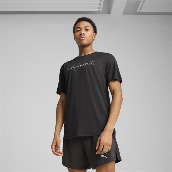 Puma Graphıcs Runnıng Illustratıo Erkek Tişört