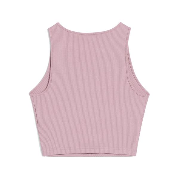 Puma Wardrobe Ess Ribbed Crop Top Kadın Yetişkin T-shirt