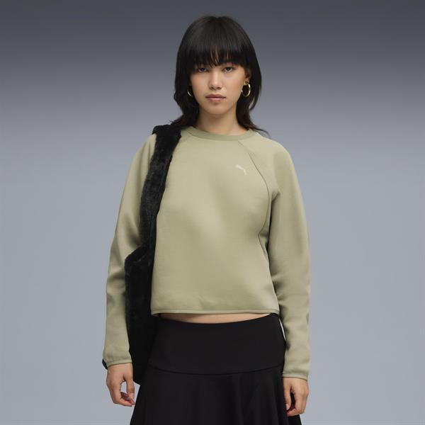 Puma Evostrıpe Comfort Short Crew Kadın Yetişkin Sweatshirt