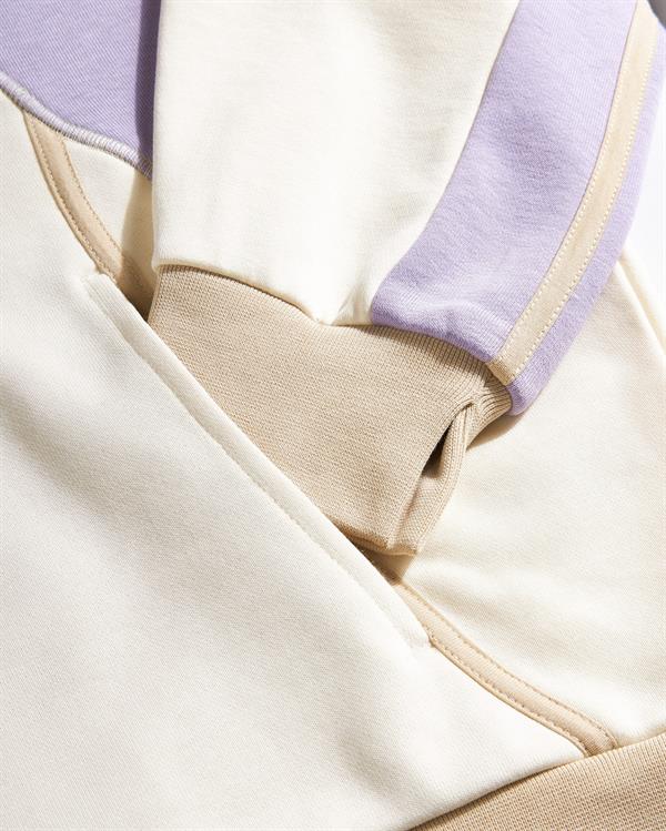 W Diagonal Lw Fleece Crew Neck Sweatshirt