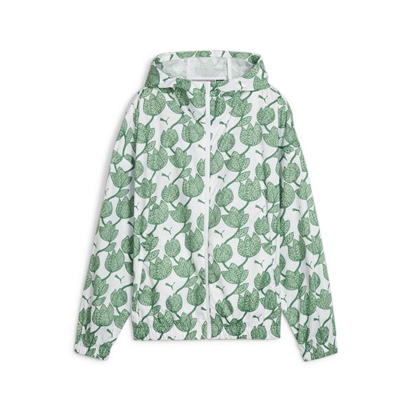 Blossom Aop Windbreaker Kadın Yağmurluk