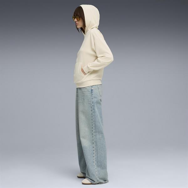 Puma Ess Elevated Velour Hoodie Kadın Yetişkin Sweatshirt