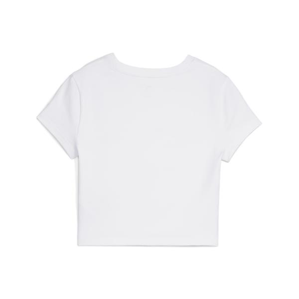 Puma WARDROBE ESS Cut-Out Baby Tee Kadın T-shirt