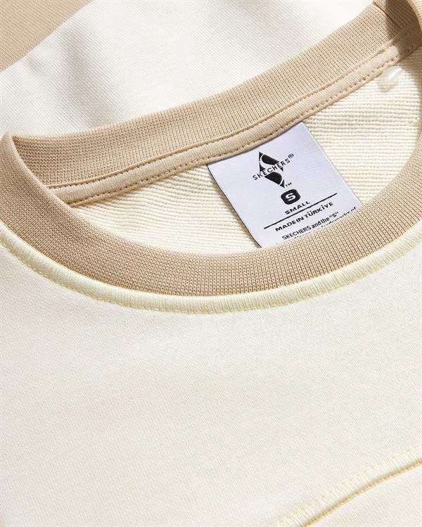 W Diagonal Lw Fleece Crew Neck Sweatshirt