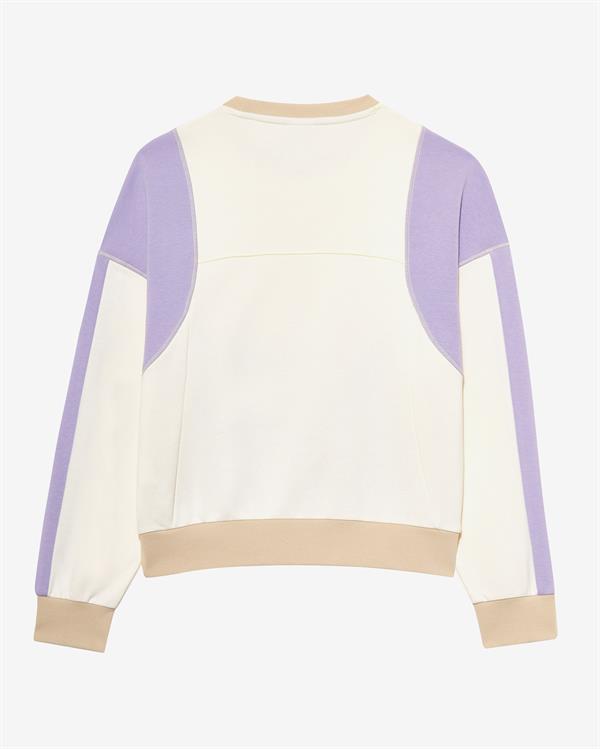W Diagonal Lw Fleece Crew Neck Sweatshirt