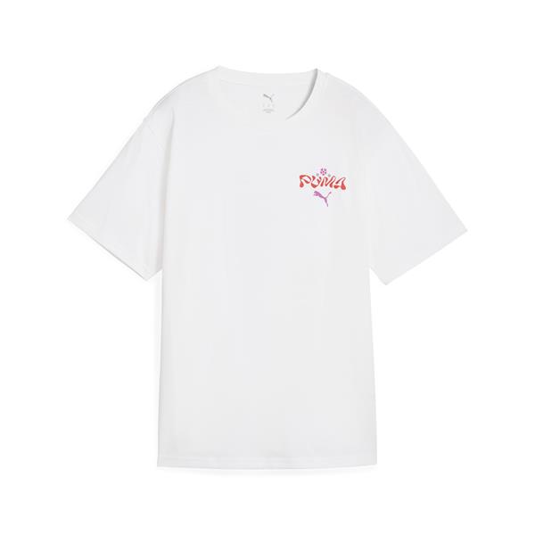 Puma WARDROBE ESS FLORAL PACK Relaxed Graphic Tee Kadın T-shirt