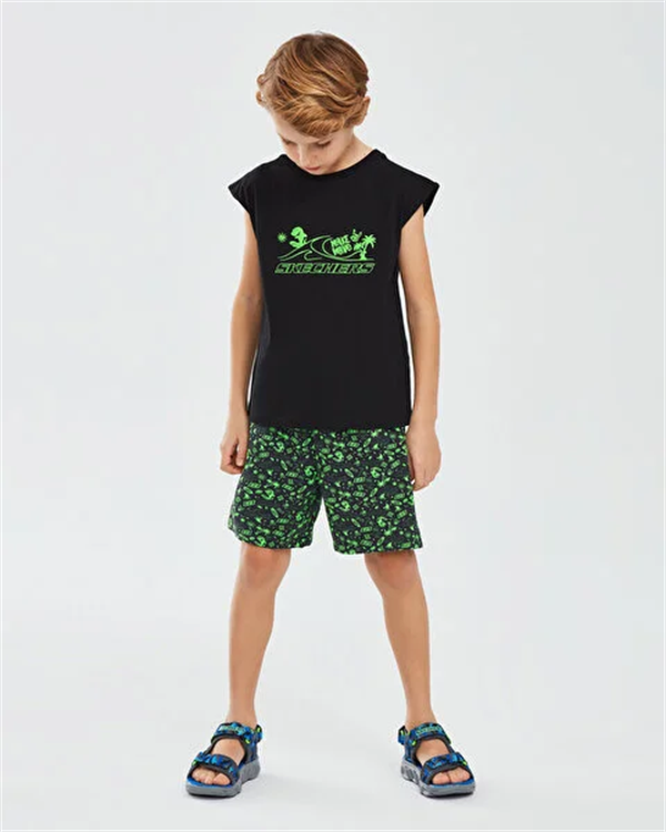 Lightweight Fleece Two Yarn B 5 Inch Short Çocuk Şort