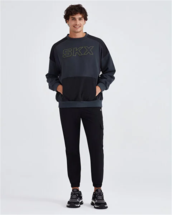 M LW Fleece Crew Neck Sweatshirt Erkek Sweatshirt