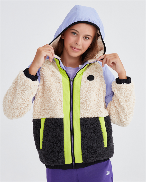 Skechers G Outdoor Fleece Full Zip Sherpa Çocuk Ceket