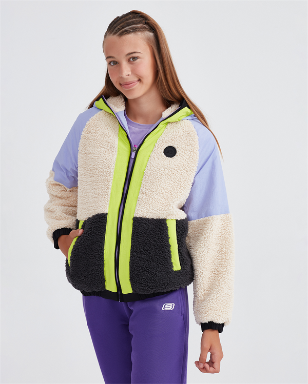 Skechers G Outdoor Fleece Full Zip Sherpa Çocuk Ceket