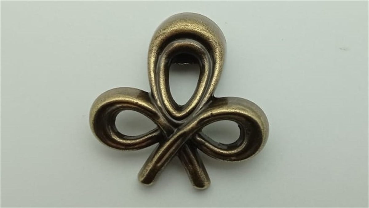 Erkul 2313 Antik Avokado Düğme Zamak Mobilya Kulp