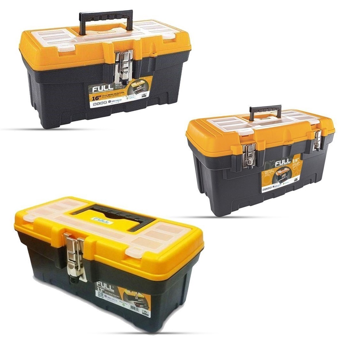 Full Plastik Saplı Metal Kilitli Takım Çantası