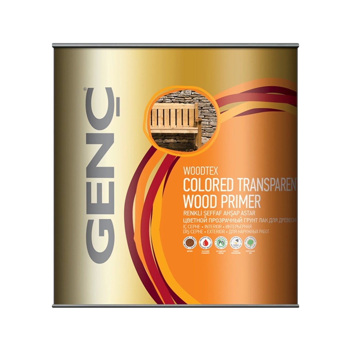 Genç Woodtex BS500.00 Renkli Ahşap Verniksiz Astar