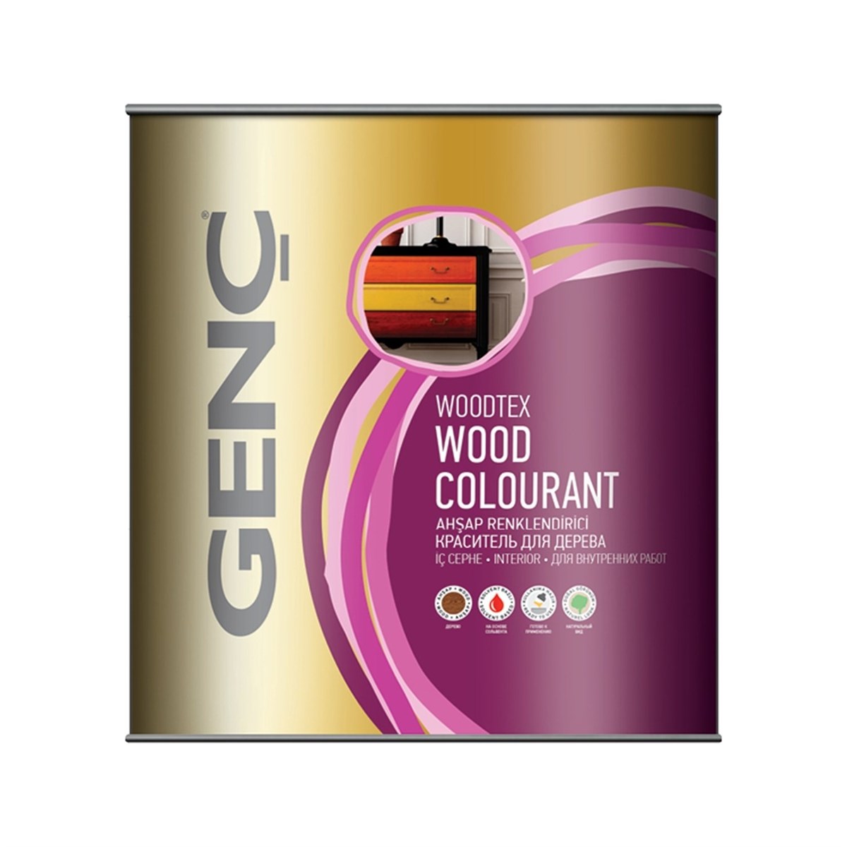 Genç Woodtex BS600.00 Sentetik Renklendirici Verniksiz