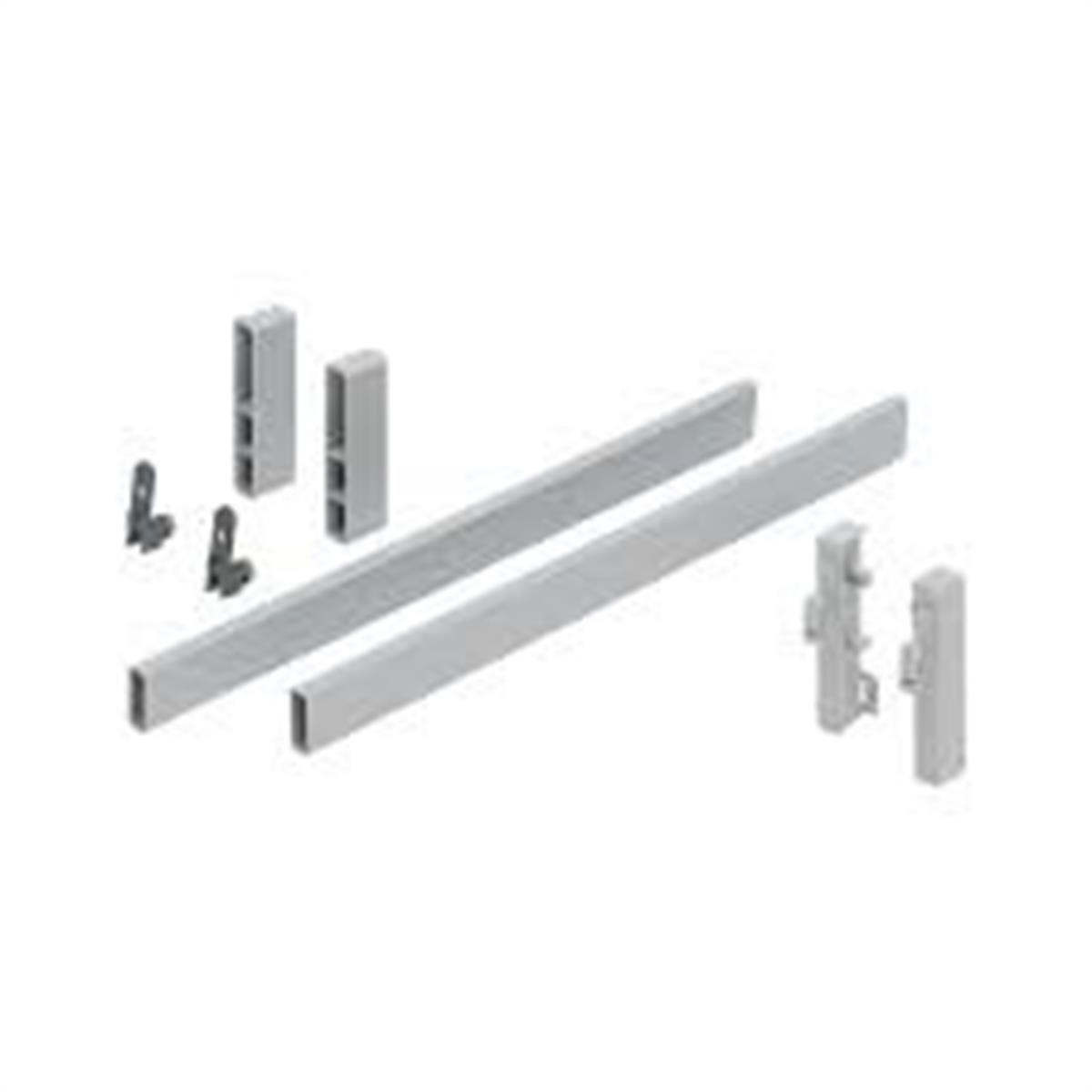 Grass Dwd Xp Metal Yanaklı Köşe Bordürlü Frenli Mobilya Çekmece Rayı